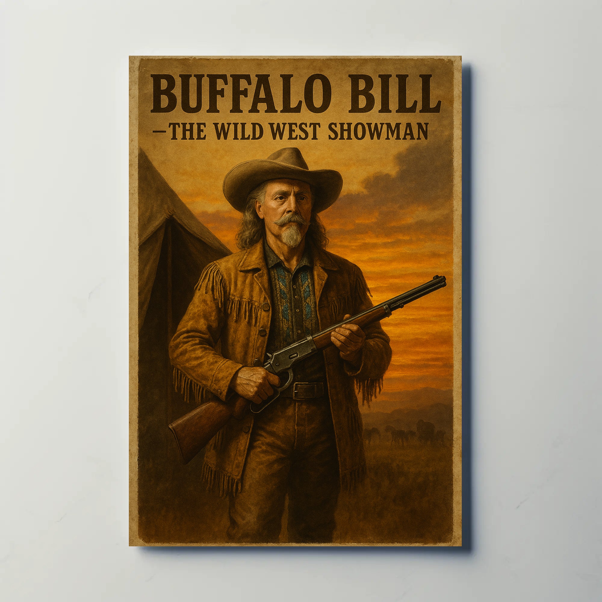 Buffalo Bill's Legendary Wild West Showman Heritage Poster