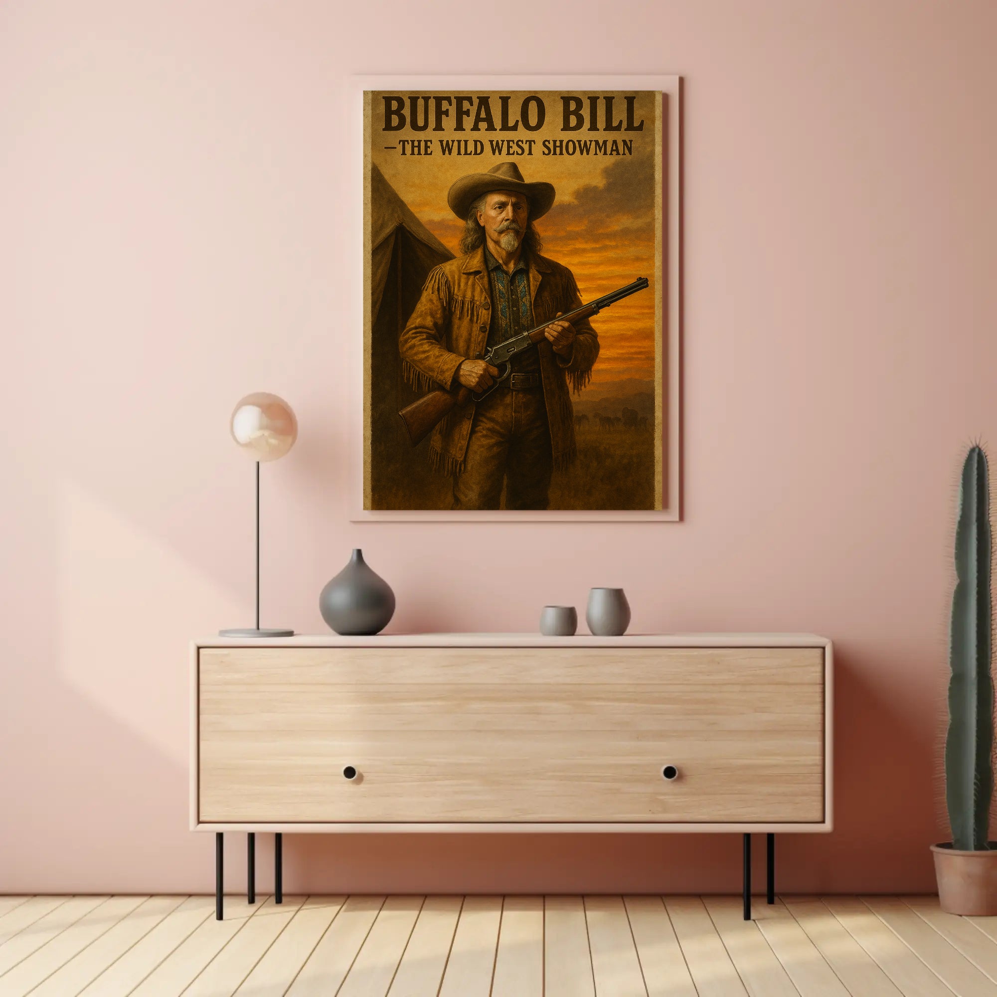 Buffalo Bill's Legendary Wild West Showman Heritage Poster