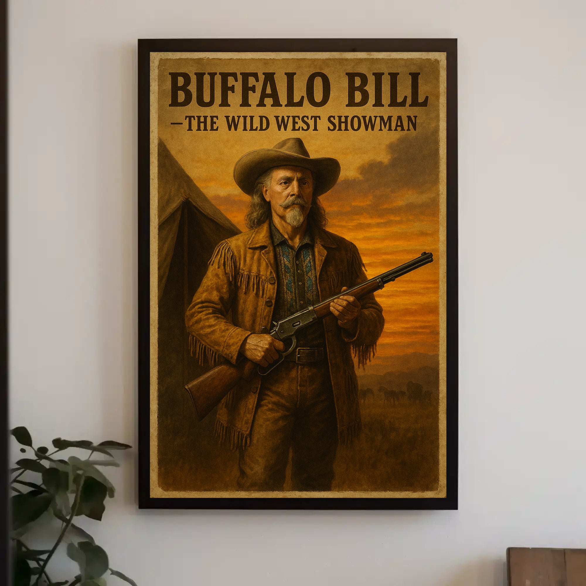 Buffalo Bill's Legendary Wild West Showman Heritage Poster
