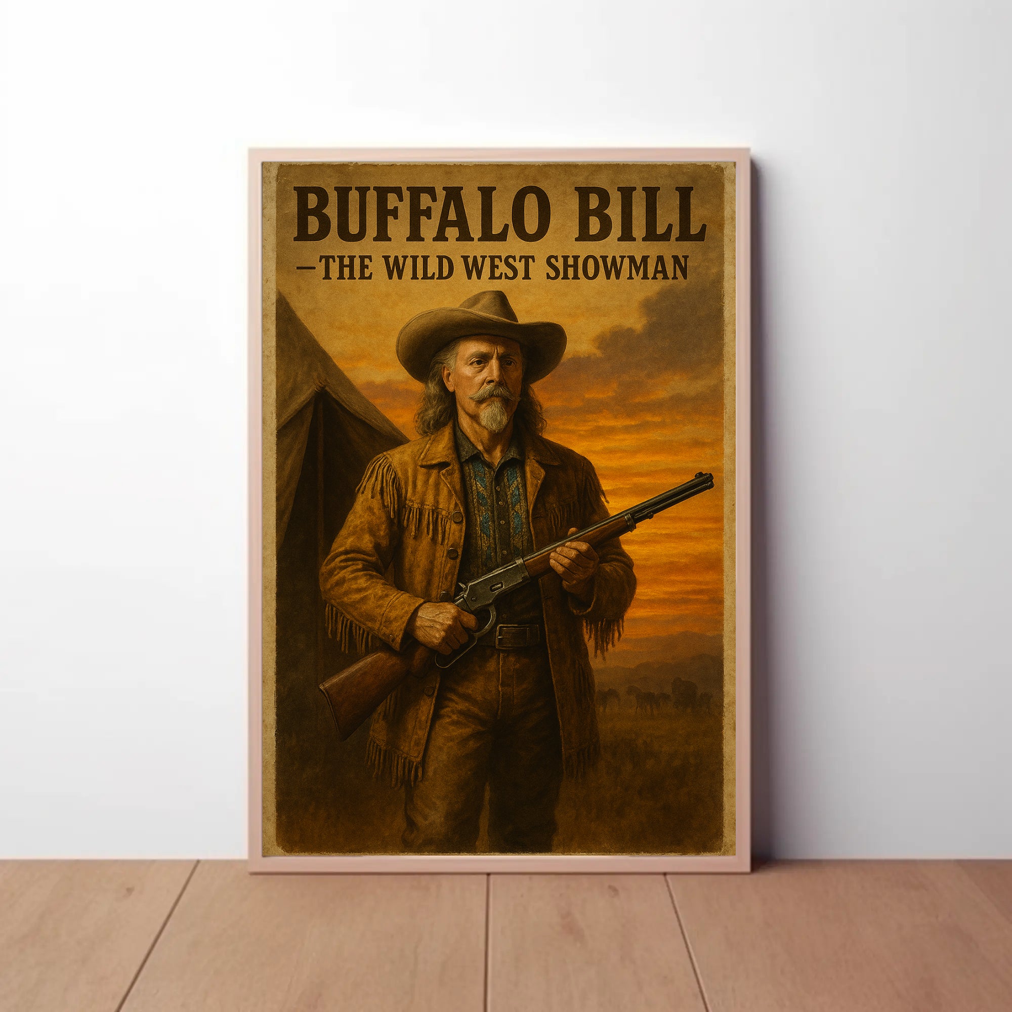 Buffalo Bill's Legendary Wild West Showman Heritage Poster